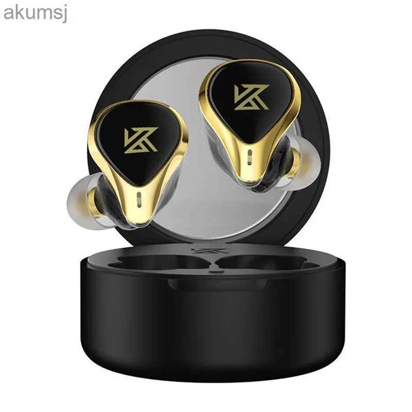 Fones de ouvido de telefone celular KZ SA08 PRO TWS 4BA Unidades Fones de ouvido Bluetooth 5.2 Fone de ouvido True Wireless Earbuds Controle de toque com cancelamento de ruído Fone de ouvido esportivo YQ240304