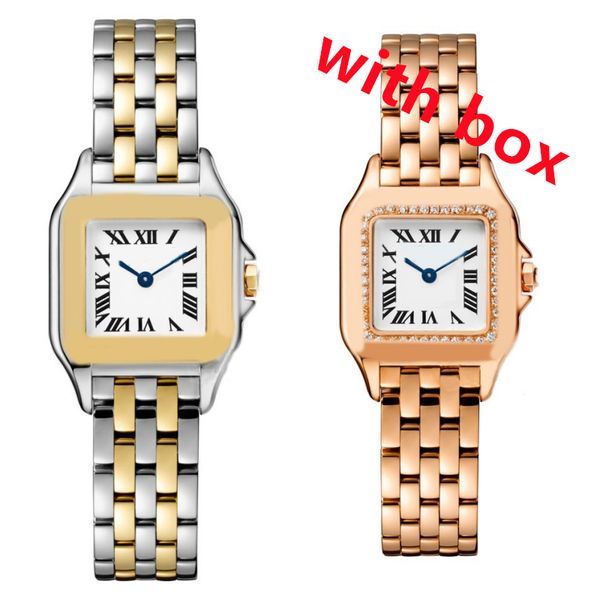 Designer Elegante Orologi da uomo e da donna alla moda Cinturino in acciaio inossidabile Movimento al quarzo importato Coppia 22 27 Orologio da 35 mm xb017 B4