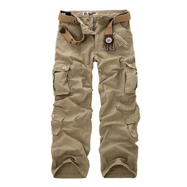 Pantaloni Pantaloni tattici da uomo Pantaloni militari multitasche larghi Pantaloni lunghi da uomo Pantaloni mimetici Pantaloni cargo da uomo Taglie forti Abbigliamento da lavoro