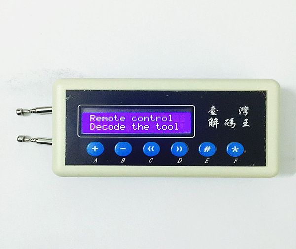 Carcode by DHLEMS 433Mhz Scanner de código de controle remoto Copiadora de chave remota7113197