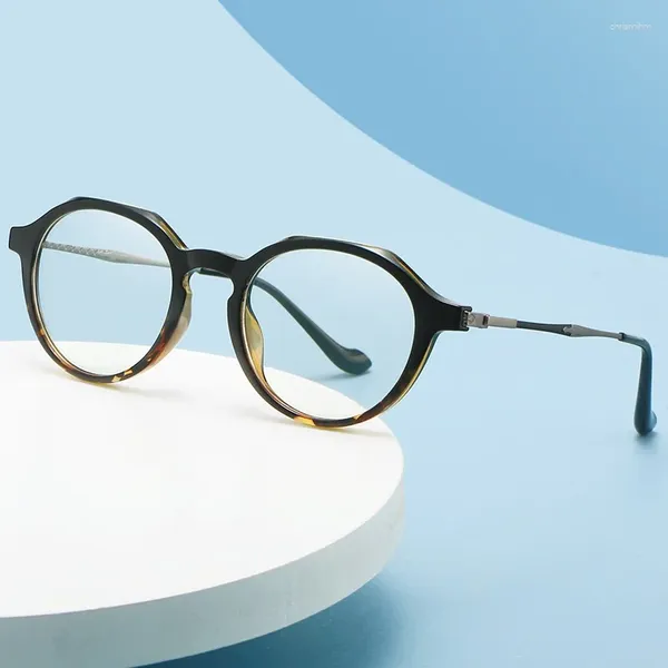 Occhiali da sole Vazrobe Uomo Occhiali da lettura Donna Rotondo Anti Blu Riflessione Occhiali da vista Telaio Uomo Per prescrizione Presbiopia Lente ottica