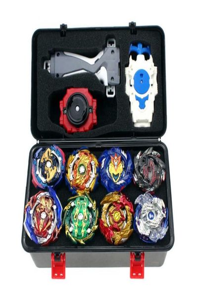 Üstler Set Launchers Beyblades Oyuncaklar Toupie Metal God Patlama Dönen Üst Bey Blade Bıçakları Oyuncak Körfezi Blades X05285139790