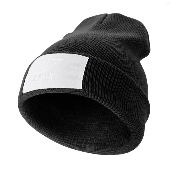 Berets minimalista avicii logotipo chapéu de malha cavalo rave moda praia verão chapéus masculino feminino