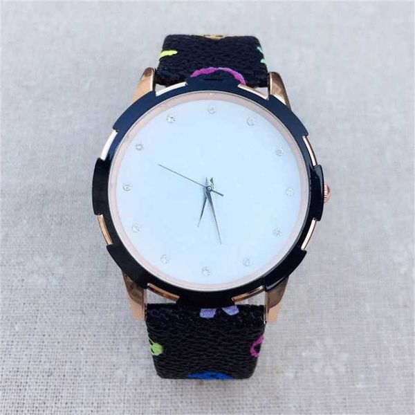 12% DI SCONTO orologio Orologio al quarzo con cinturino in pelle da donna e ragazza popolare L04