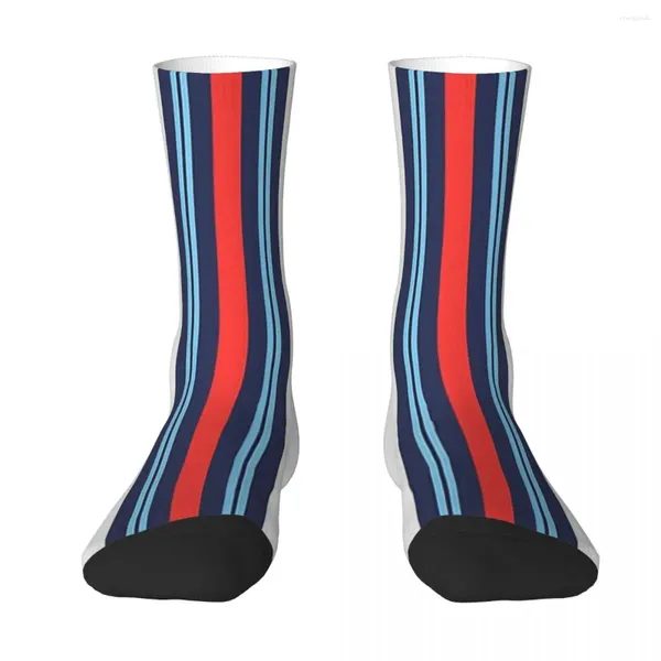 Calzini da uomo Martini Racing Stripe3 Car Unisex Primavera Estate Autunno Inverno Outdoor Happy Street Style Crazy Sock