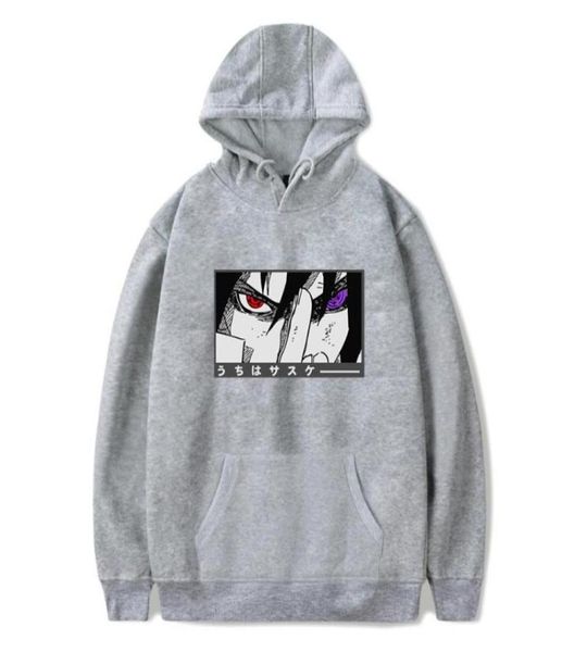 Felpa con cappuccio Felpe unisex Donna Sasuke Sharingan Felpe con cappuccio anime giapponesi Uomo Pullover Abiti maschili Felpa con cappuccio oversize Bluzy7347486