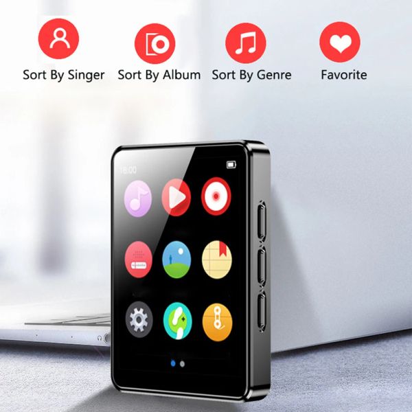 Player Mini MP3 Player Bluetooth Music HiFi Stereo -Lautsprecher tragbarer MP4 -Video -Player mit Bildschirm FM Radio eBooks Aufnahme für Walkman