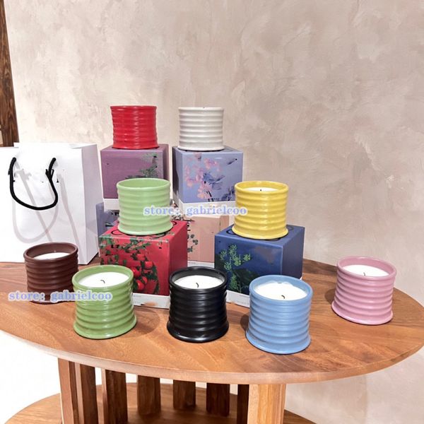 Candele per aromaterapia di design 9 Candele profumate colorate Decorazione della casa Soggiorno Bagno Deodorante per ambienti Regalo Notte Coppia Incontri Candele romantiche