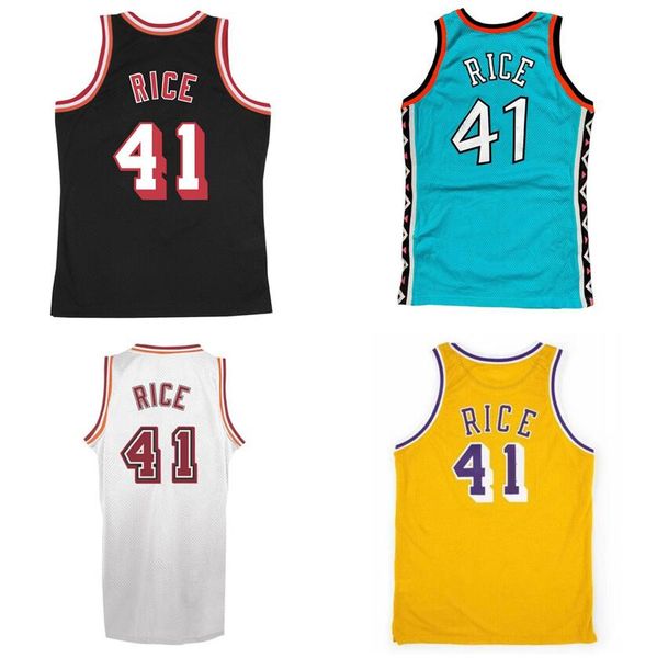 Maglie da basket cucite Glen Rice 1994-95 99-00 maglia Hardwoods classica maglia retrò Uomo Donna Gioventù S-6XL