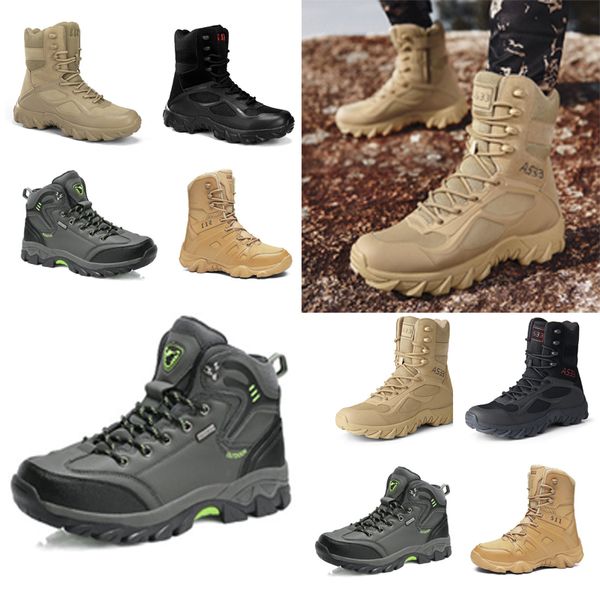 Qualidade nova sapatos de caminhada High Unissex Brand Outdoor para homens esportes de trekking de trekking de trekking escalando trens atléticos de homens 325 s