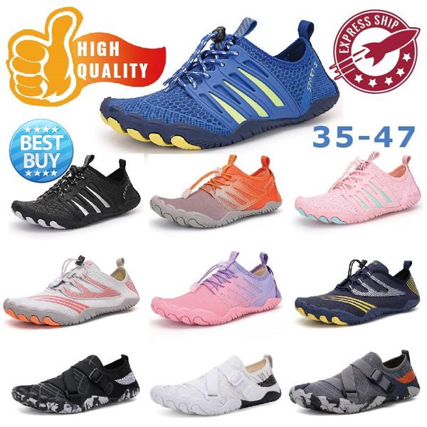 Donna Uomo Scarpe da ginnastica ad asciugatura rapida Scarpe da ginnastica da spiaggia Calzini Scarpe da ginnastica antiscivolo Piscina Casual GAI morbide e confortevoli Scarpe da ginnastica rosa blu nero bianco