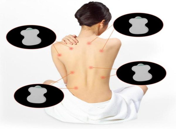 Interi elettrodi per decine durevoli da 30 pezzi per terapia TENS digitale Macchina per agopuntura Cuscinetti di ricambio per massaggiatore Assistenza sanitaria4849594