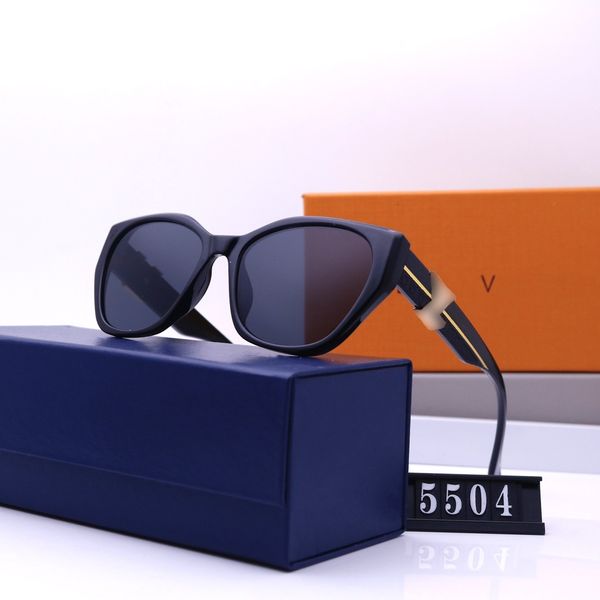 Wayfarer Frame 2024 Vintage güneş gözlüğü gözlükleri çerçeveler reçete tasarımcıları kadınlar için erkekler kadınlar için vaka güneş gözlükleri kadın gözlük aksesuarları 5504