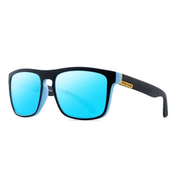 Herren-Sonnenbrille, Vollformat-Spiegel, modische elastische Lackierung, Sport-Sonnenbrille, Herren-Fahrradbrille, polarisierte Sonnenschutz- und UV-beständige Brille, LDIG