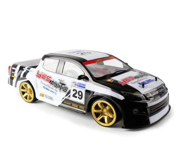 110 4WD Controle Remoto 70kmh Carro de alta velocidade com Light Drift Racing Dual Battery3229253