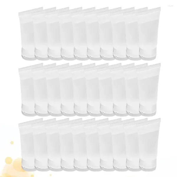 Aufbewahrungsflaschen 25 Stück Squeeze Tube 10 ml Kleine leere Toilettenartikel Nachfüllbarer Reisebehälter für Lotion Shampoo