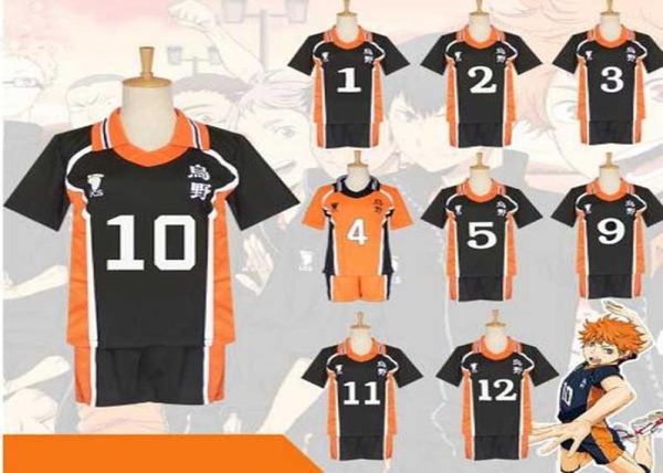 Anime Karasuno Liceo Sportwear Haikyuu Hinata Shyouy Costumi Cosplay Outfit Maglie Uniform5673208