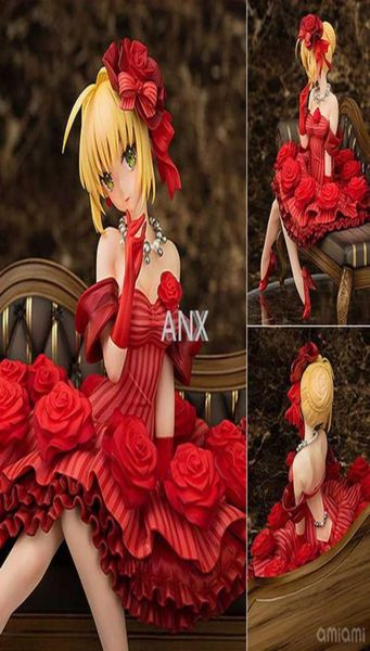 Fate Stay Night Extra Fig Red Saber Nero Clus Caesar Augustus Germanicus Сексуальные девушки Аниме Фигурки из ПВХ Игрушки Q06213632595