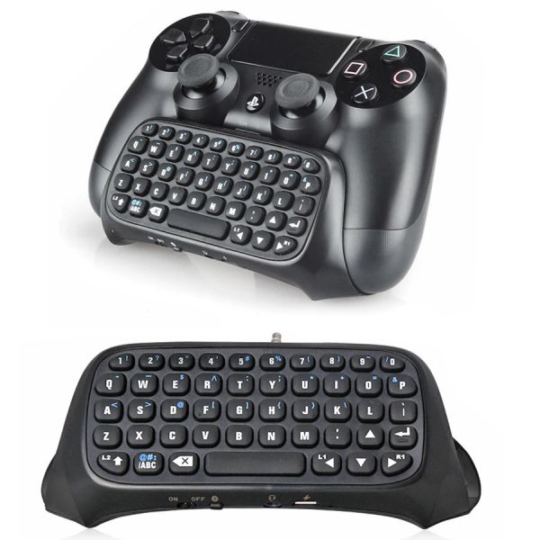 Gamepads PS4 Slim/Pro Mini Bluetooth Wireless Tastatur Joystick Chatpad für Sony Playstation 4 Slim/Pro Controller