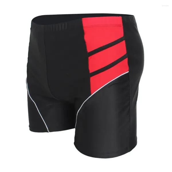 Homens Swimwear Homens Natação Shorts Quick Seco Repelente De Água Com Cordão Interno Respirável Swim Trunks Pele Para Adolescentes