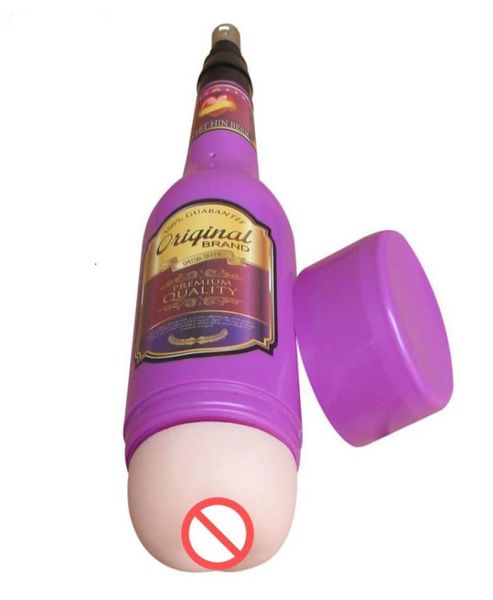 Neueste Sex Machine ZubehörAnhänge Anal Männliche Masturbation Lila Bierkrug Sex Cup für automatisch einziehbaren Sex für Erwachsene Prod4603393