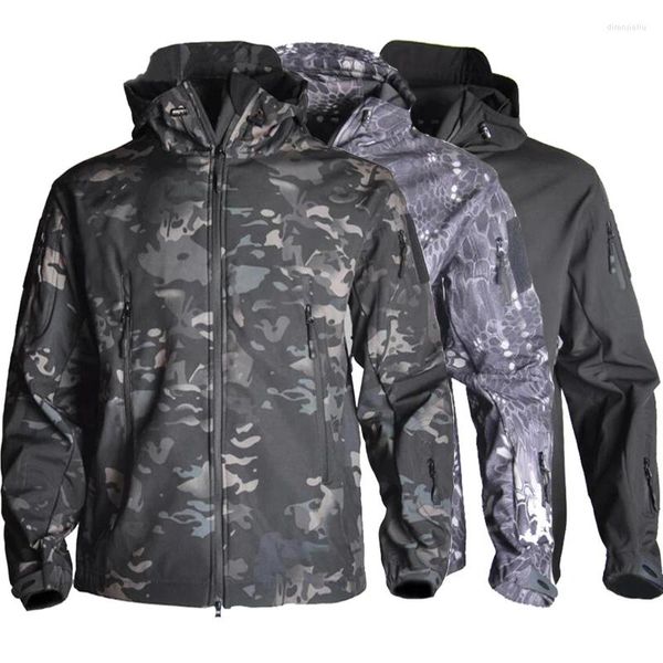 Jagdjacken Taktische Armeejacke Männer Militärische Tarnung Wasserdichte Softshell Outdoor Sport Wandern Windjacke