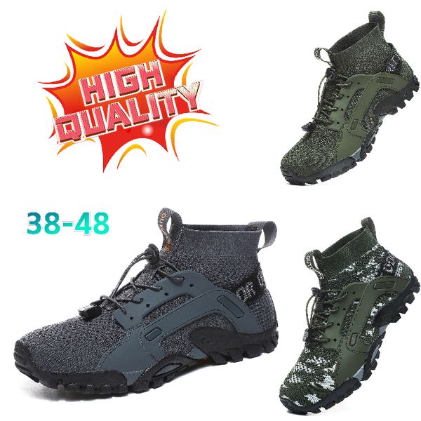 GAI Athletic Shoes Venda quente Mens Trail Running e Mountain Breath Caminhadas Trekking Trainers Arch Support Walking Sapatos Resistentes à Água Tênis