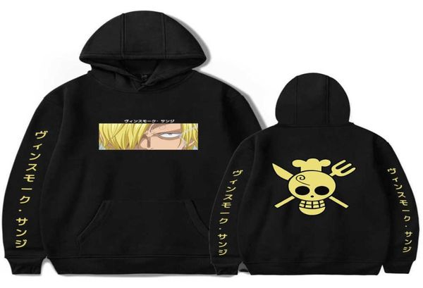 2021 neue Mode Trendy Mit Kapuze ONE Piece Hoodie Men039s Sweatshirt Kinder Vinsmoke Sanji Women039s Pullover Tops Anime Kawaii 9074828