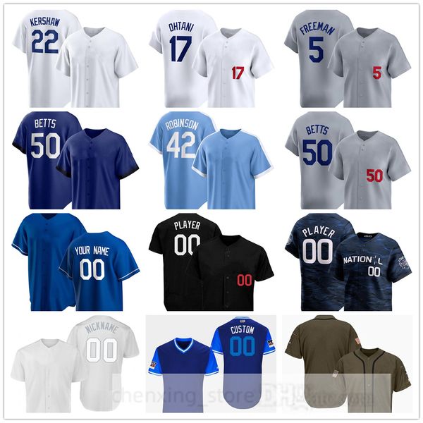 Costurado 2024 Jersey de Beisebol 8 Enrique Hernandez 3 Chris Taylor 49 Blake Treinen 16 Will Smith Jackie 42 Robinson 34 Fernando Valenzuela 31 Mike Piazza 63 Kyle Hurt