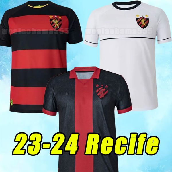 23/24 Sport Recife Futbol Formaları Evden uzakta 90 Andre 77 Sia Mikael 9 Trellez 30 Neves 35 Sabino 1 Mailson Welison Thiago 2023 2024 Erkek Kadın Futbol Gömlek