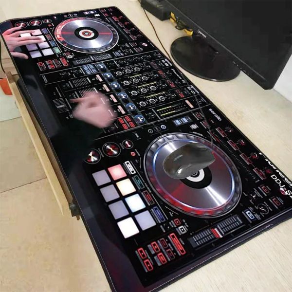 Pad XGZ 2020 New Radio DJ Banco da lavoro Grande 400X900CM Gaming Mouse Pad Z Tastiera PC Tappetino da scrivania Macbook Pro Tappetino per mouse antiscivolo in gomma Xxl