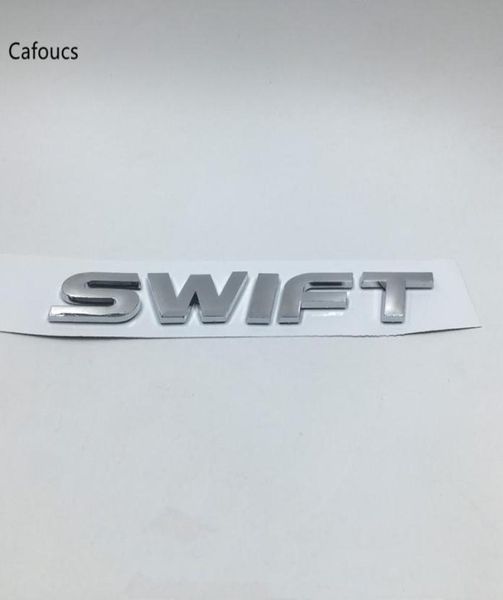 Para suzuki swift acessórios tronco traseiro do carro emblema letras placa de identificação adesivo auto cauda emblema decalques5106328