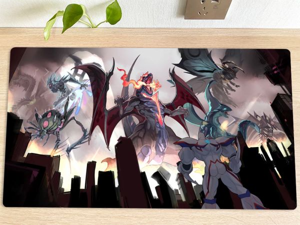 Tappetini YuGiOh Playmat Gameciel, la tartaruga marina Kaiju TCG CCG Tappetino da gioco di carte collezionabili Tappetino da tavolo Tappetino per mouse Tappetino da gioco Borsa gratuita