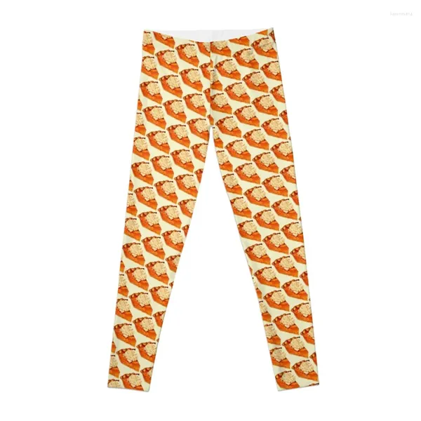 Pantaloni attivi Leggings con motivo a torta di zucca Leginsy Push Up Pantaloni aderenti da donna Pantaloni da allenamento da donna