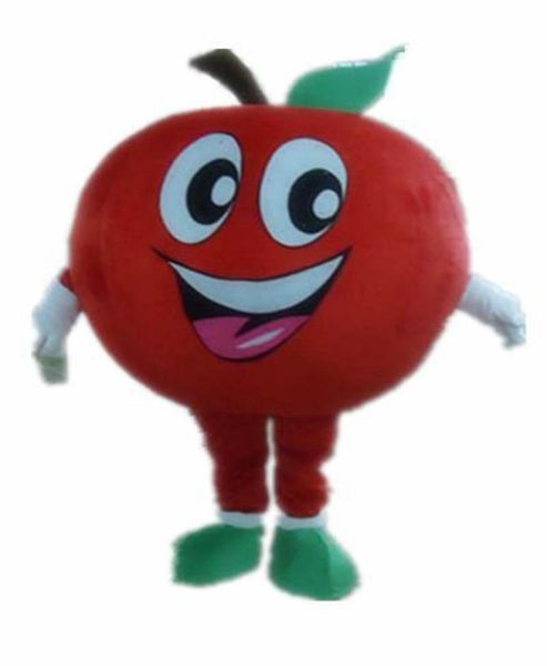 2018 Costume mascotte mela di fabbrica di sconti con grandi occhi e bocca grande da indossare per adulti3722638