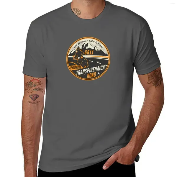 Erkek Tank Tops Transpirenaica Road T-Shirt Yaz Top Spor Fan T-Shirts Tees Erkekler İçin Ağır Tişörtler