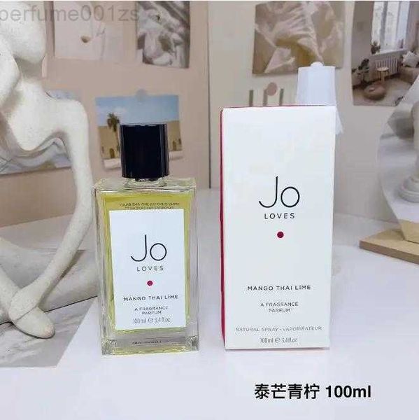 Благовония Дизайн Горячие духи Jo Loves Woman Духи MANGO THAI LIME Аромат Парфюм Edp 100 мл Натуральный одеколон длительного действия PNAWJ