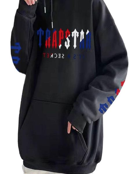 Es ist ein Geheimnis Männer Hoodie Blau Rot Weiß Druck Casual Streetwear Hip Hop Sweatshirt Herbst Harajuku Unisex Marke Kleidung 226363579