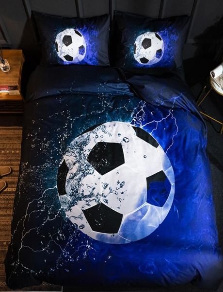 3D Fußball Druck Bettwäsche Set Baseball Fußball Basketball Muster Bettbezug Set Hause Schlafzimmer Dekor Bettwäsche Bettwäsche 2546102