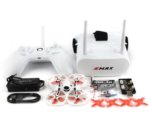 EMAX Tinyhawk II Whoop 75 мм ElectricRC Самолет 12S RC FPV Гоночный дрон с FrSky D8 Runcam Camera Transporter 58G FPV Очки E9086275