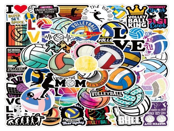 Neue wasserdichte 103050PCS Sport Volleyball Cartoon Aufkleber DIY Skateboard Laptop Telefon Gitarre Graffiti Aufkleber Aufkleber Kind Spielzeug st4577156