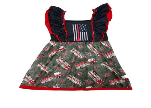 Новые платья с рюшами для маленьких девочек, летние наряды, необычное платье для девочек, милое платье для маленьких детей, модная детская бутиковая одежда 2020, 7480922