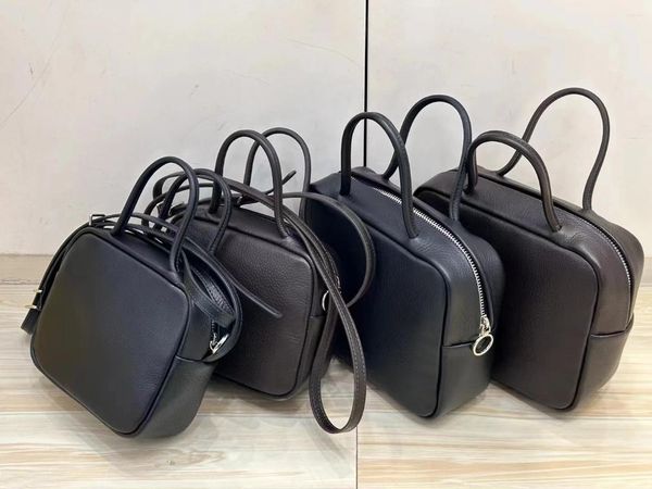 Borse da sera 2024 INS Stile minimalista alla moda Borsa sottobraccio in pura pelle scamosciata di vacchetta Borsa mini quadrata Astuccio