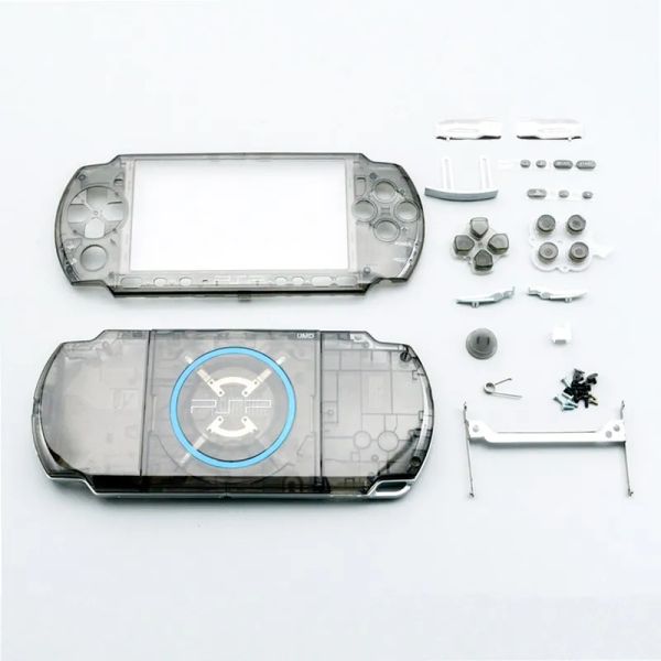 Casi di alta qualità 1: 1 Nuovo nero originale Clear Black per PSP3000 3001 3002 3004 GAME HOUSING SHELL per la sostituzione della copertura della console PSP 3000