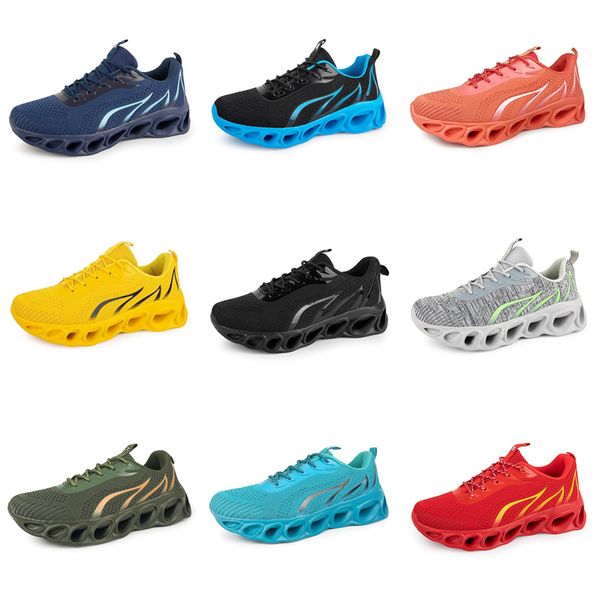 Donne Six Classic Running Men Shoes Platform Scarpe Black Navy Blue Giallo Light Mens Trainer Sports Outdoor SN 31 S