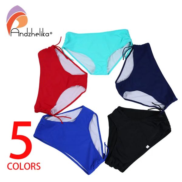 Separiert Andzhelika 2022 Women Bikini Bottoms Plus Size XL8XL Sport verstellbarer Briefs Badeanzug Panties Shorts Unterwäsche Badeanzug Badeanzug