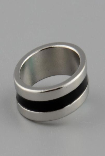 Intero nuovo forte anello magico magnetico colore argento nero dito mago trucco puntelli strumento diametro interno 20 mm dimensione L1594904