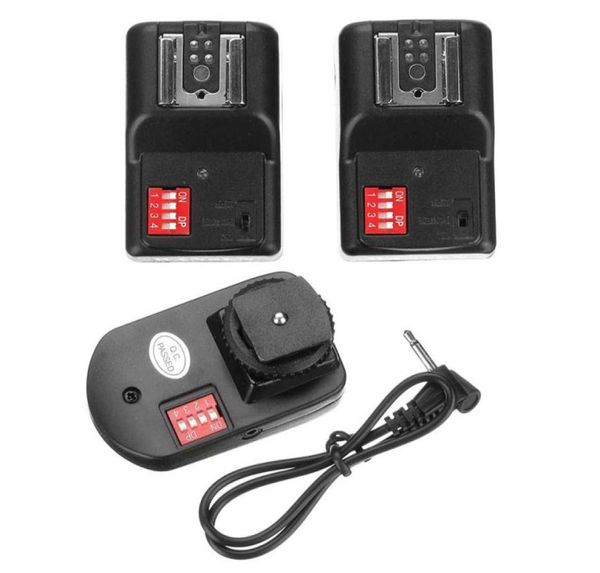 PT16GY 16 Canali Radio Wireless Remote Speed Lite Flash Trigger Trasmettitore 2 Ricevitori Per Olympus Per Canon Fo5782944