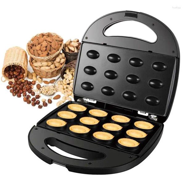 Esteiras de mesa oreshki molde fabricante máquina de cozimento elétrica para bolo e biscoito dupla face aquecimento ferramenta de cozinha jantar café da manhã almoço