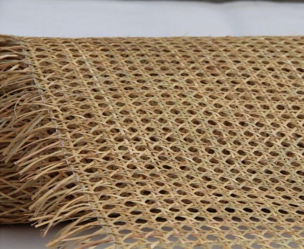 15 MeterRolle natürliches indonesisches echtes Rattan Home Decor Cane Webbing Roll Möbel Stuhl Tisch Decke Hintergrund Tür DIY Mater2838579